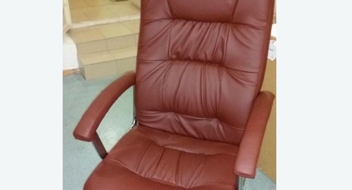 Обтяжка офисного кресла. Барнаул